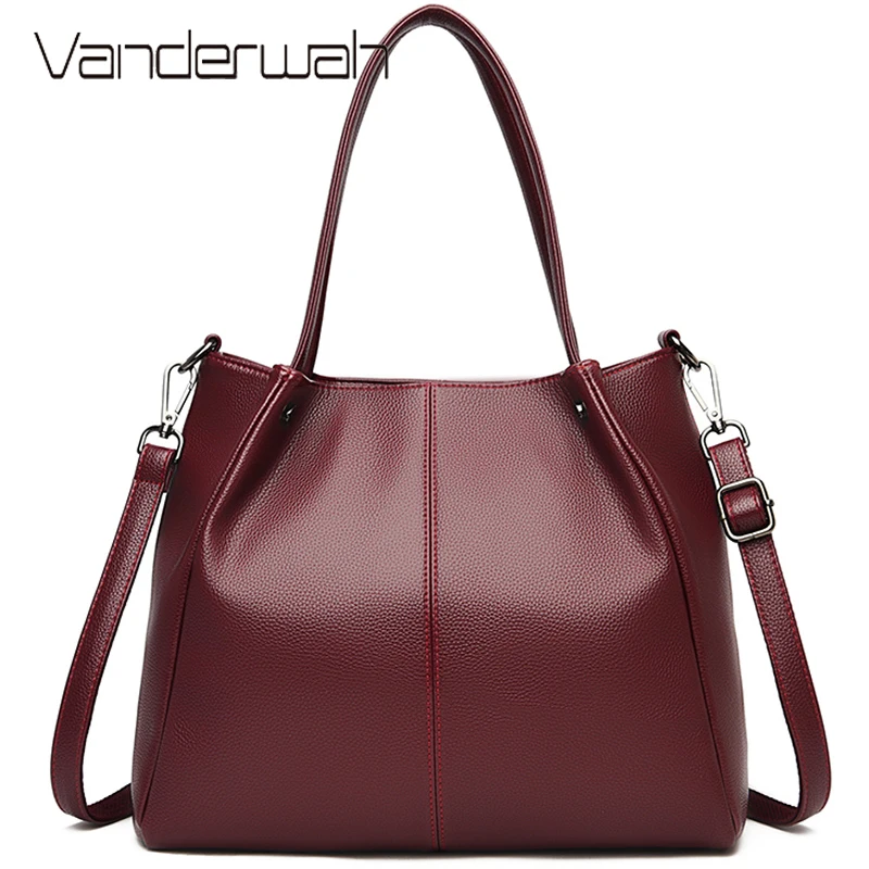 

Large Capacity Soft Leather Shoulder Bags for Women 2021 Luxury Handbags Women Bags Designer Elegant Female Brand Crossbody Bag