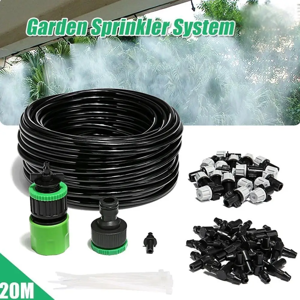

Drip Irrigation Set Automatic Watering Garden Hose Micro Drip Watering Kits With Adjustable Drippers Automatic Watering Device
