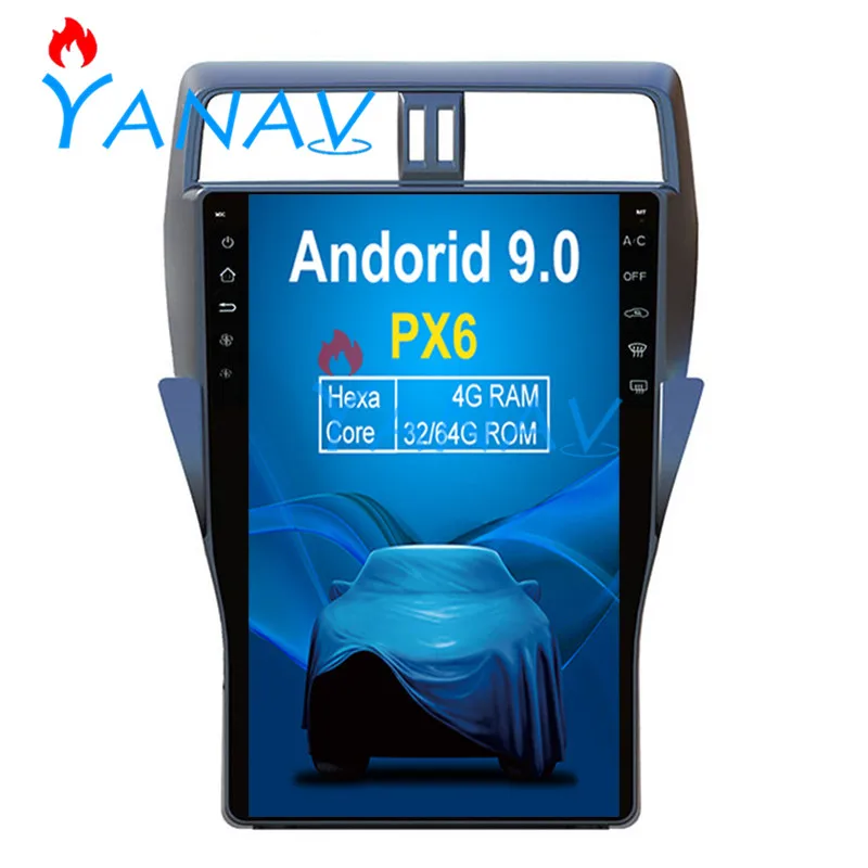 

For-TOYOTA Land Cruiser Prado 2018 16 inch Android Car GPS navigation Car auto radio player multimedia head unit FM/AM Stereo