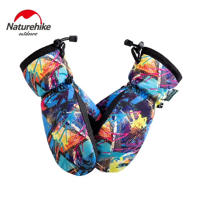 Теплые лыжные перчатки Naturehike GL08 на утиной ладони зимние мужские и женские