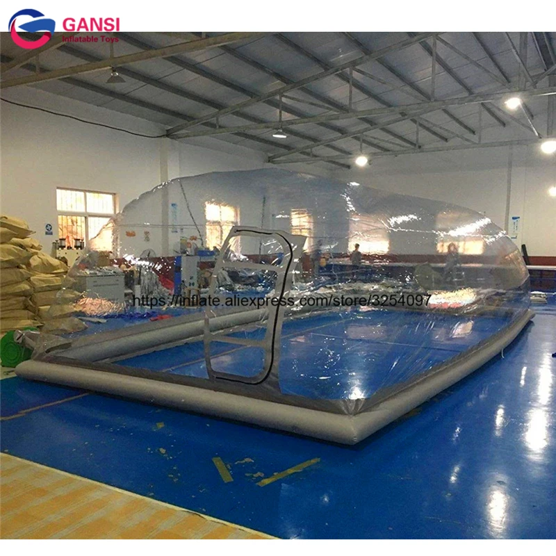 Надувной прозрачный купол из ПВХ коммерческого класса на заказ палатка для