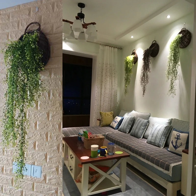 

Home Artificial Admiralty Willow Wall Hanging Vine Wedding Garden Decorations