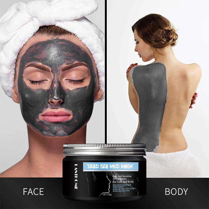 

Gentle cleansing pores oil control moisturizing moisturizing acne brightening complexion Dead Sea mud mask 100g