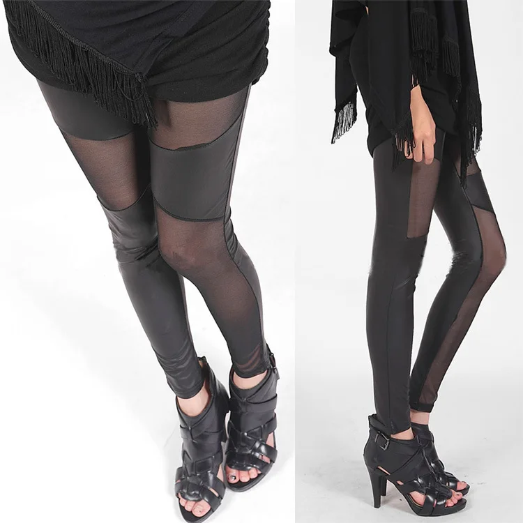 

Sexy knitting sewing Leggings women's exercise running fitness sports Yoga Pants high waist elastic sports pants Leggings
