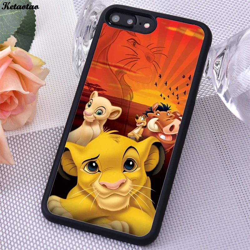 Мягкий ТПУ силиконовый чехол для телефона Ketaotao Hakuna Matata Король Лев iPhone 6S 7 8 Plus 5S SE X