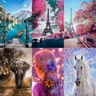 Картина 5D с изображением семейного пейзажа, ручная работа, вышивка крестиком, Алмазная мозаика, узор, декоративная живопись