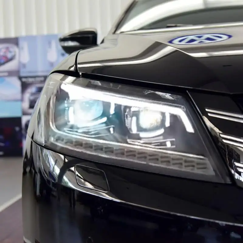 Лампа Luces Para авто Drl Led боковой сигнал поворота Assessoires фары автомобильные в сборе 11