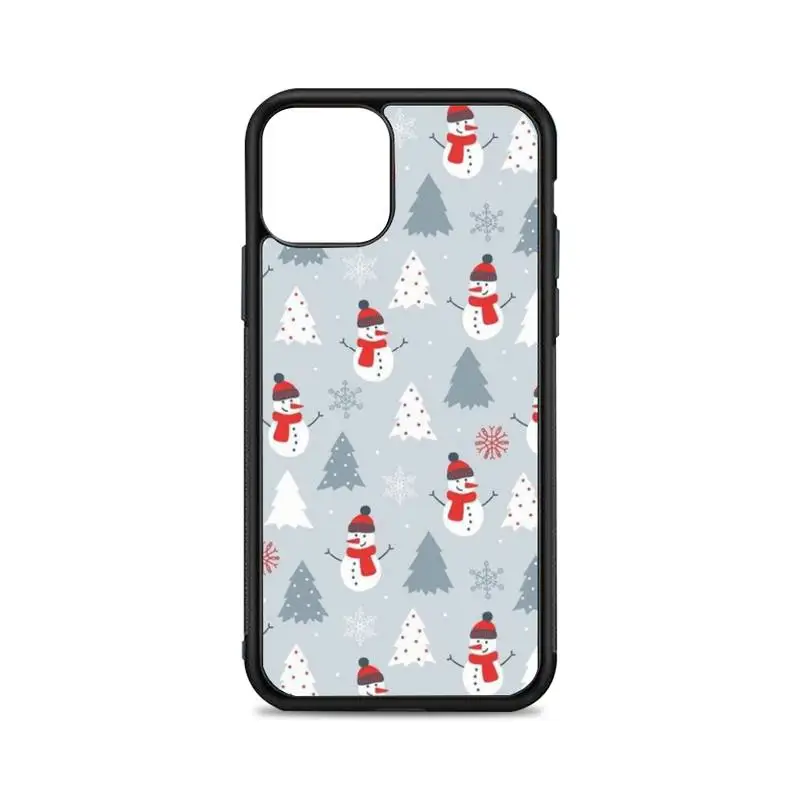

Snowmen Phone Case for iPhone 12 mini 11 pro XS Max X XR 6 7 8 plus SE20 High quality TPU silicon and Hard plastic cover