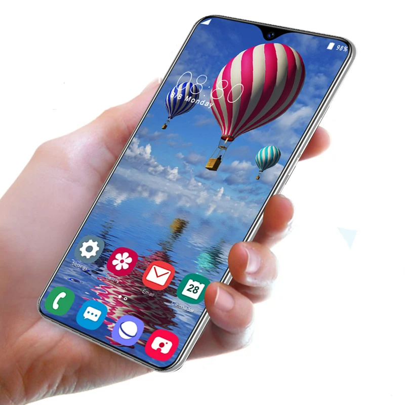 

V19 Smart Phone 10GB+512GB Memory Android 9.0 13MP+48MP Camera 6.7"HD Screen 4800mAH Battery Face ID Unlock Dual Card
