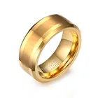 Кольцо из карбида вольфрама, ювелирные изделия, обручальное кольцо для влюбленных, Альянс золотого цвета, два тона, 8 мм, обручальные кольца для мужчин и женщин