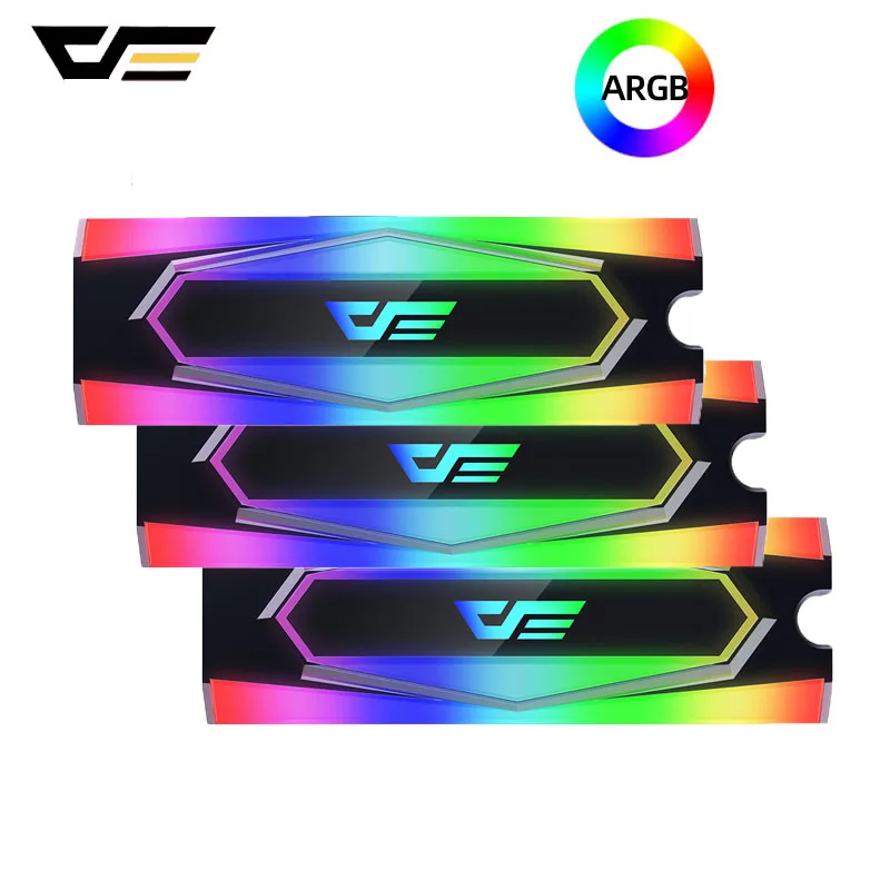 DarkFlash M.2 радиатор SSD Cooler 2280 ARGB 5V твердотельный жесткого диска M2 NGFF PCI E NVME