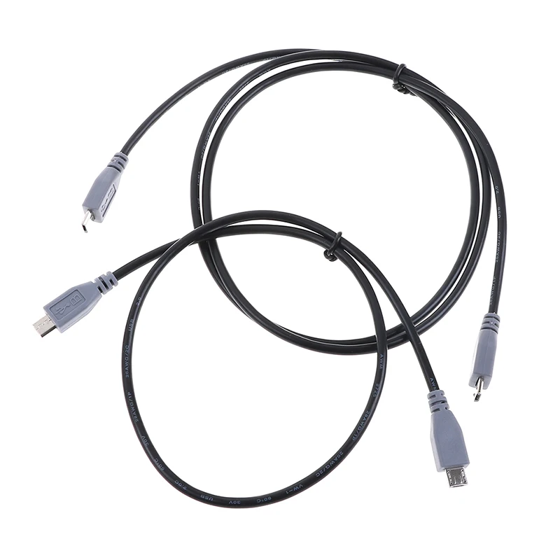 

1pcs 25/50/100cm Micro USB Male To Micro USB Male Data Charger Cable For MP4 Phone