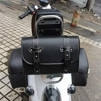 30 dropshippingmotorbike motorcycle faux leather luggage storage left right side saddle bag