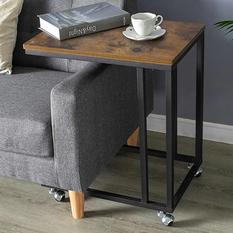 Стол домашний с железным каркасом HWC передвижная кофейня чайные столики