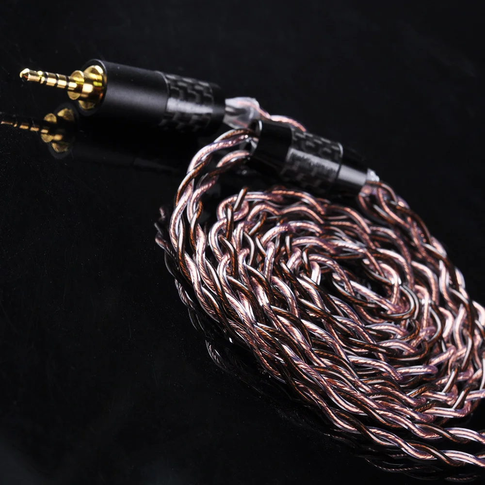 UPOCC NEOTECH 26AWG 7N монокристаллической Медь кабель 2,5/3,5/4,4 мм балансный кабель для наушников с MMCX импорт из Тайваня для HQ8