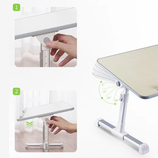 

The Desk Of Laptop Desk in Height Adjustable Folding Table for Writing Desk