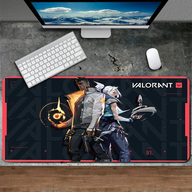 

Non-slip Desktop Pad Valorant Extended Mouse Mat Gaming Mousepad Soft Rubber Xxl Computer Mouse Pad Home Carpet MousePads