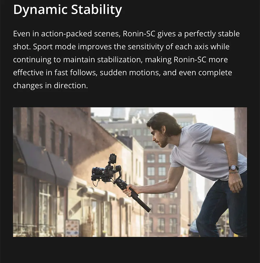 DJI Ronin SC Pro комбо 3-осевой стабилизатор беззеркальных камер легкий дизайн превосходное стабилизации и бренд