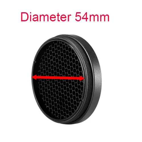 for 50mm Аксессуары для пневматического пистолета Ar15 44 мм/50 мм/56 мм охотничье оборудование Оптический прицел солнцезащитные кепки Killflash соты - Цвет: for 50mm