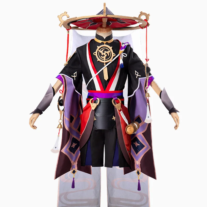 

Customize Genshin Impact Fatui Scaramucci Skirmish Cosplay Costume Woman Man Costume San Bing Full Set Clothes