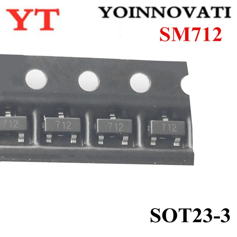 

100 шт./лот CDSOT23-SM712 CDSOT23 712 SOT-23 IC лучшее качество