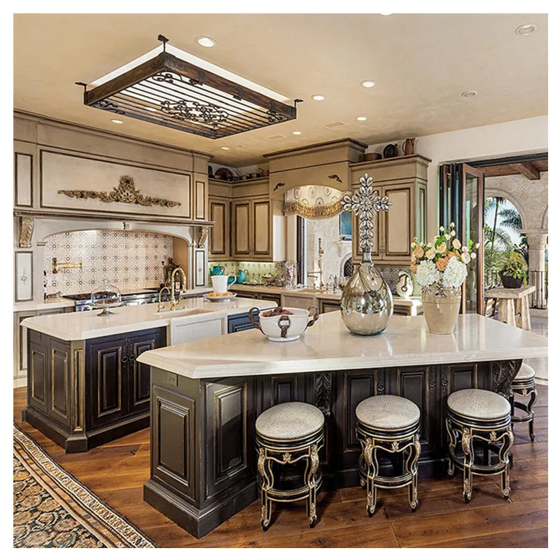 Роскошный кухонный шкаф изготовленный на заказ сделано в Китае|Кухонные шкафы| |