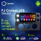 1280*720 Android 10,0 K3 K6 плюс Автомобильный мультимедийный авто радио для Toyota FJ Cruiser J15 2006 - 2020 4 аппарат не привязан к оператору сотовой связи аудио GPS плеер 8 ядро
