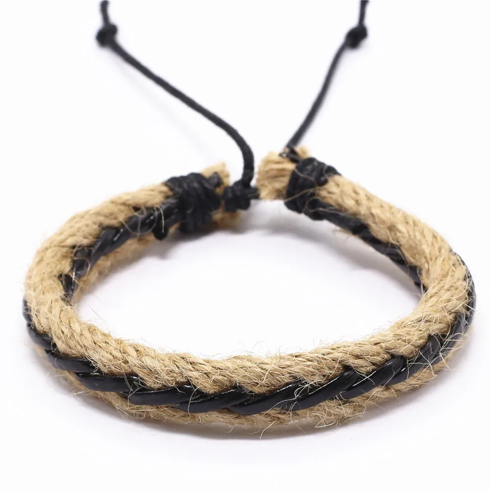 Punk Bohemia Leather Bracelet Men Homme Weave Wrap Bracelets for Women Jewellery Accesorios Mujer Pulsera Erkek Bileklik Bijoux