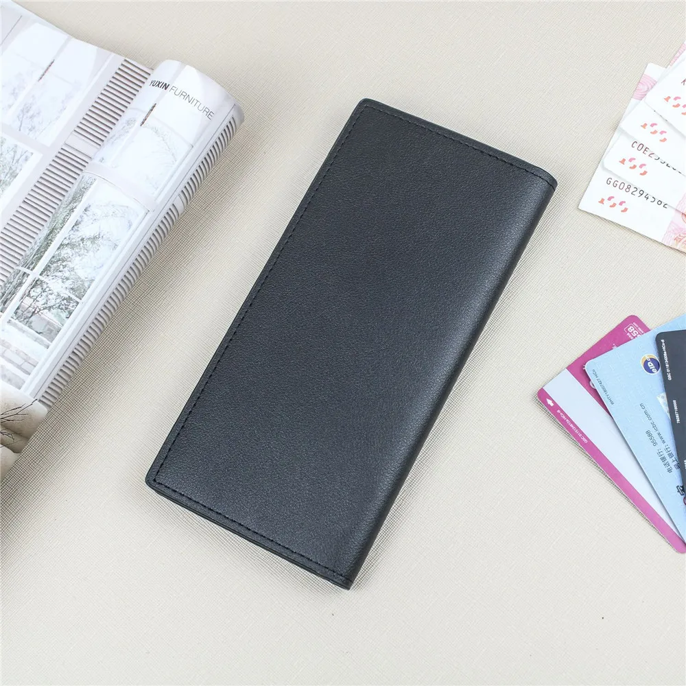 

4 Colors New Fashion Pu Multi-card Slot Long Card Holder Credit Card Bag Coin Purse Atmospheric Simple Card Holder