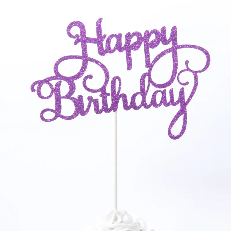 Торт Топпер с днем рождения товары для вечеринок кекс День Рождения украшения