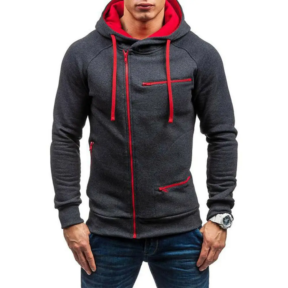 

2900# 5 Colour M-XXXL Men's Warm Hoodie Hooded Sweatshirt Coat Jacket Outwear Jumper Winter Sweater