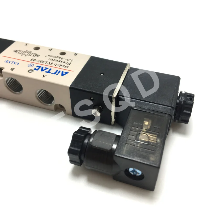 4V130E-06 06B 4V130C-06 4V130P-06 DC24V AC220V FSQD AIRTAC пневматические компоненты Соленоидный клапан 5/2