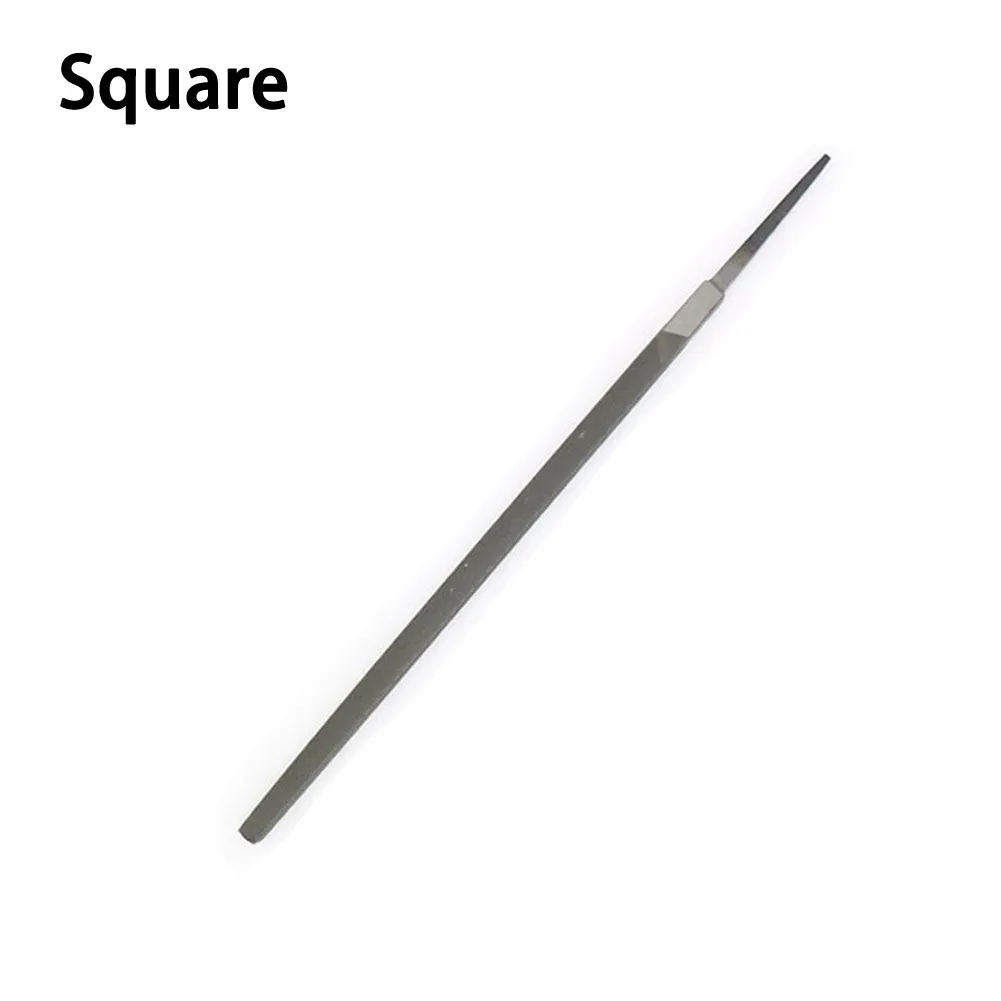 

6 Inch Steel File Steel Files Without Handle Round Craft Tools -Triangular Square Twin Cut Design Metal Woodworking High Quality