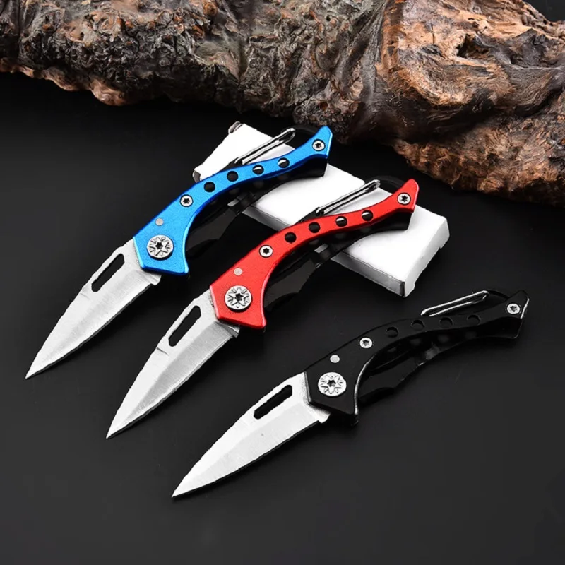 

Hysenss Multifunctional Folding Outdoor Pocket Mini Knife Everyday Carry Stainless Steel Survival Rescue Tactical Hunting Knife