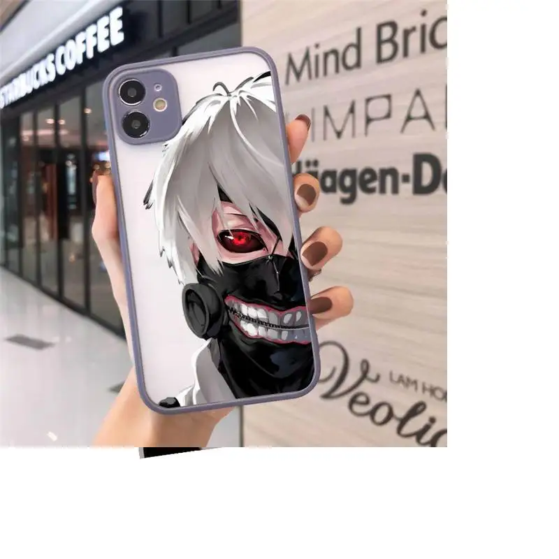

Cartoon Anime Tokyo Ghoul Kaneki Ken Phone Cases Matte For iPhone 12 Mini 11 Pro XR XS Max 7 8 Plus X Hard PC Back Cover