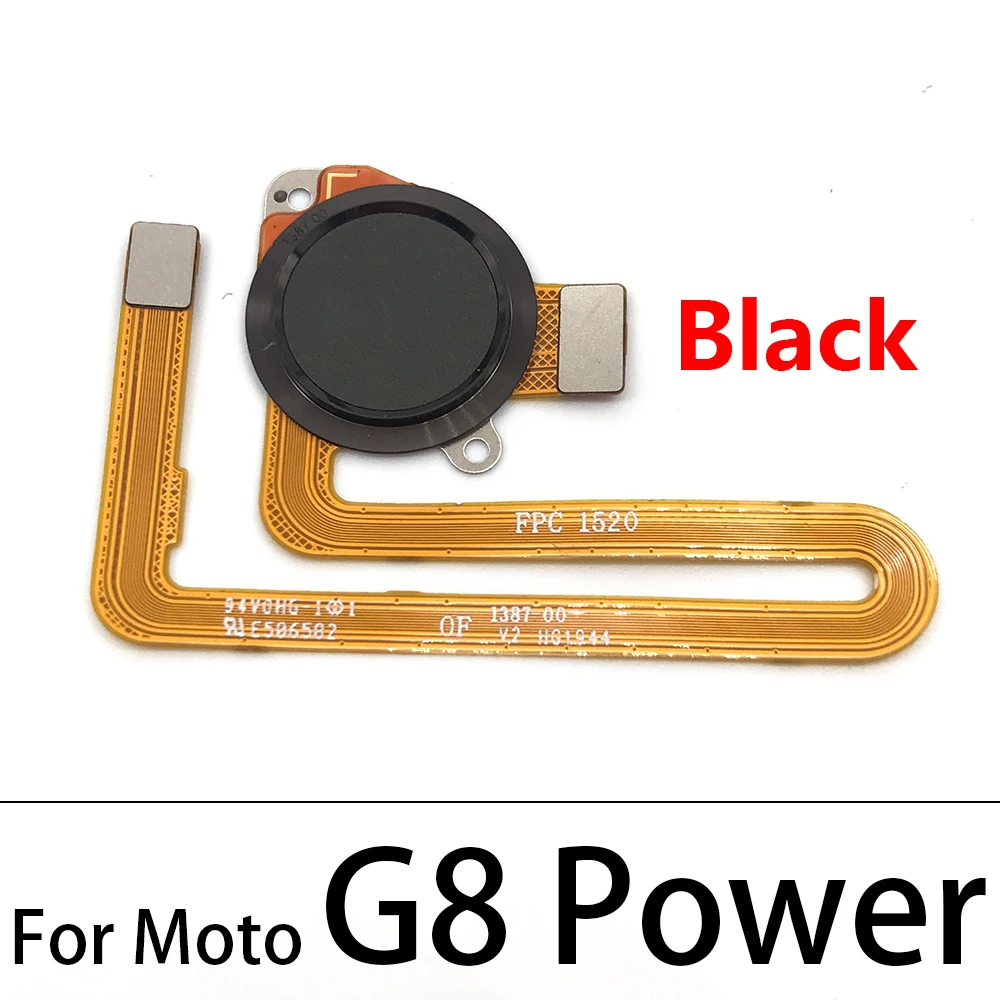 

New Touch ID Fingerprint Sensor Home Return Key Menu Button Flex Cable For Motorola Moto G7 Plus G8 Power Repair Parts