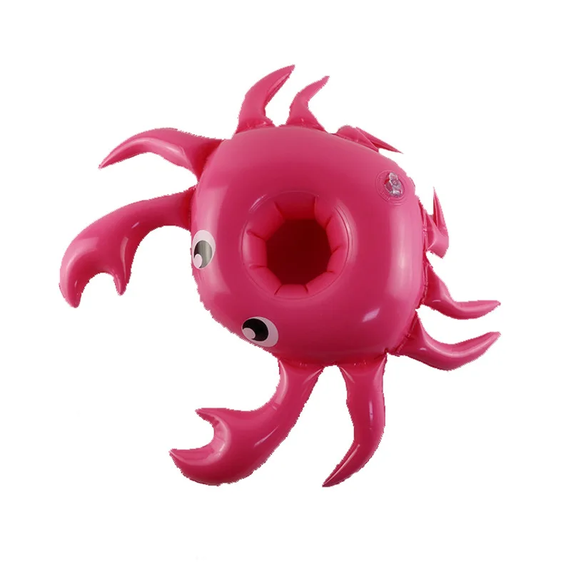 Надувной Держатель для чашки держатель напитков в виде краба плавающий бассейна