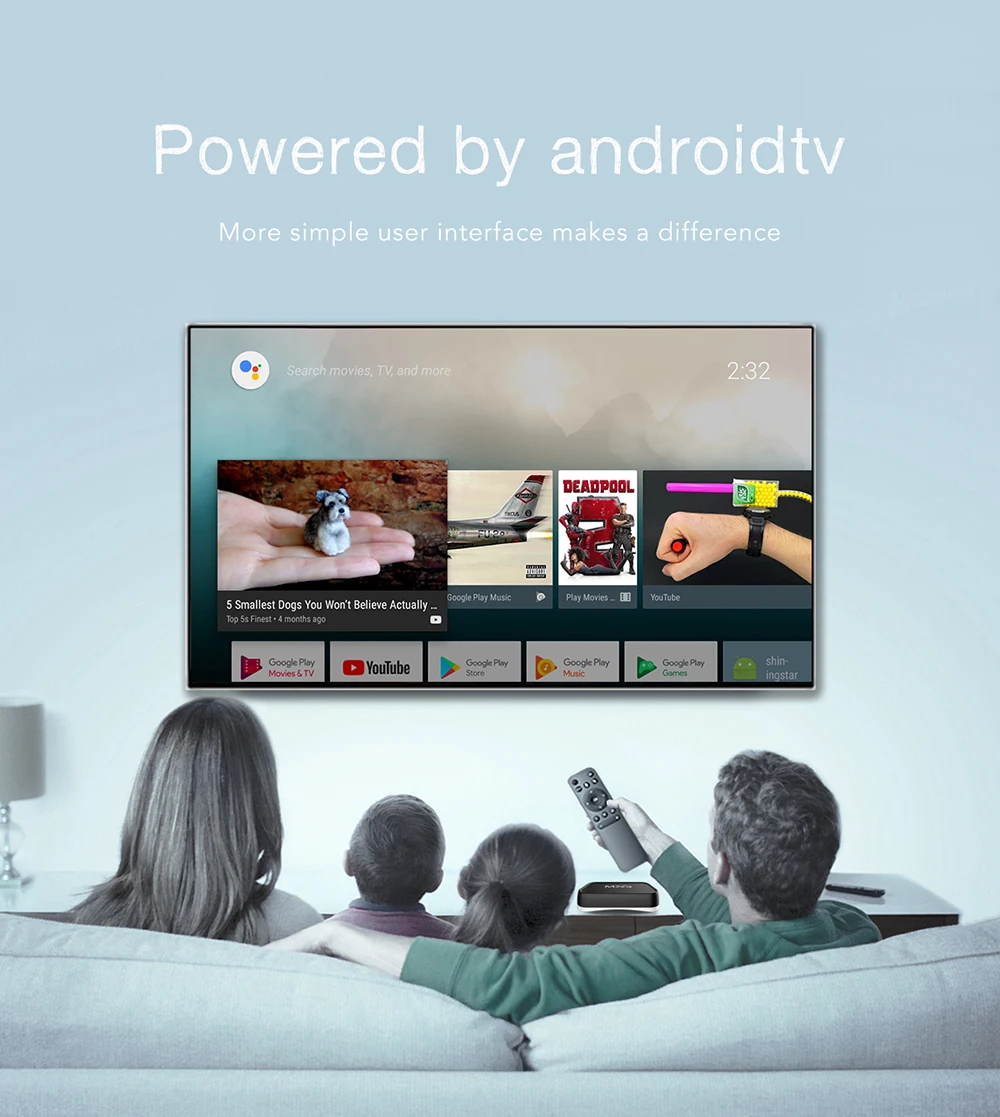 MXQ cube S10X ТВ Smart Android 7,1 tv Box Amlogic S905X Голосовое управление ТВ OS 4K HD медиаплеер+ AI динамик Netflix Youtube