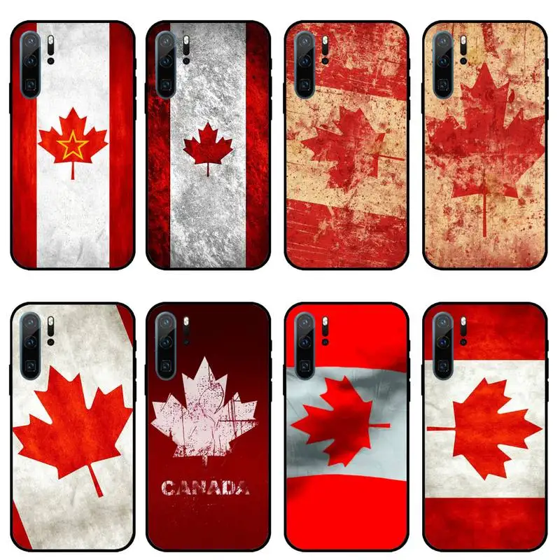 

Canada National flag Maple leaf Phone Case For Huawei honor Mate 10 20 30 40 i 9 8 pro x Lite P smart 2019 nova 5t