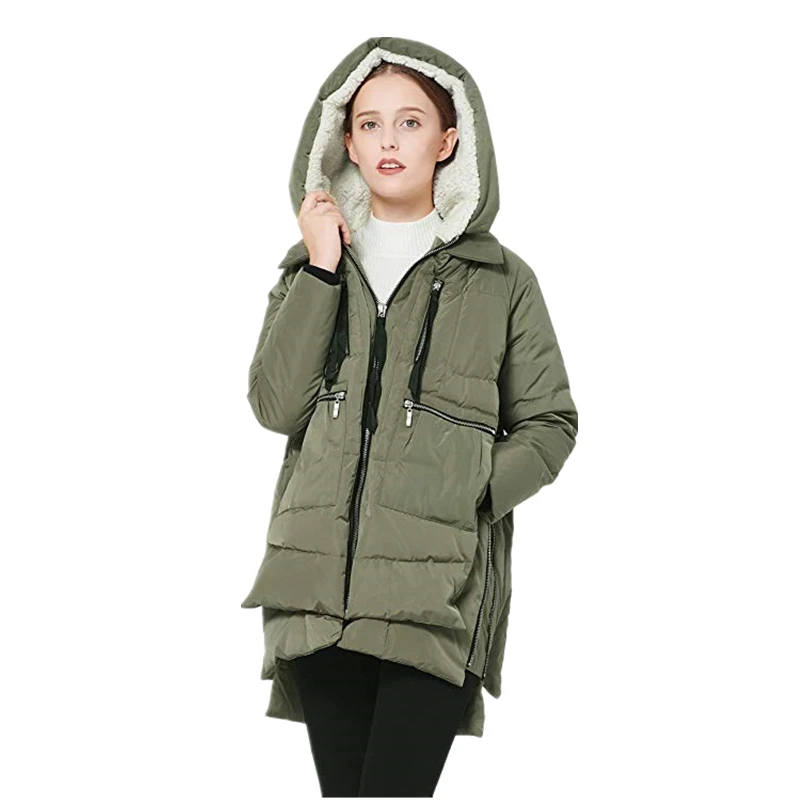 

Winter Jacket Coat Women Long Padded Hooded Parka Warm Jacket Coats Women Winter 2019 Down jacket Female Plus Size 5xl Orolay
