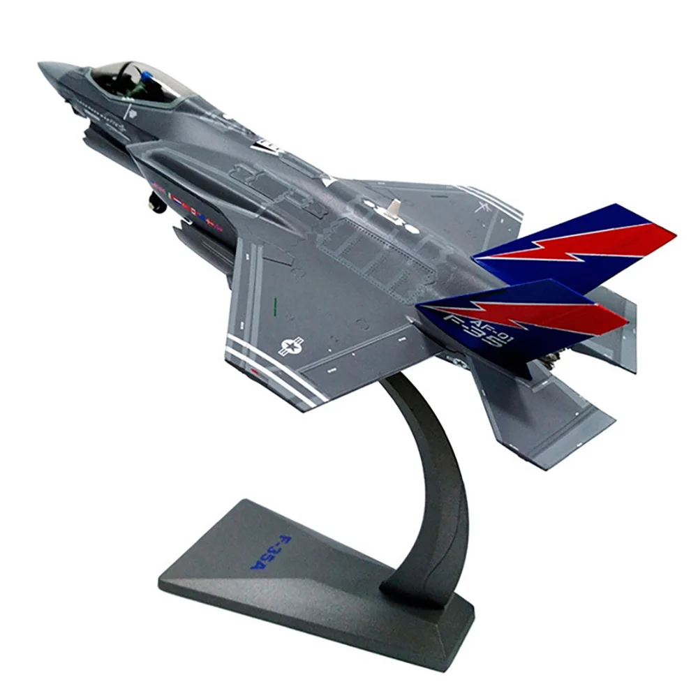1/72 Scale Alloy Aircraft F-35 US Air Force F35A F35B F35C Lightning II Joint Strike Fighter Model Toys Children Kids Gift for C
