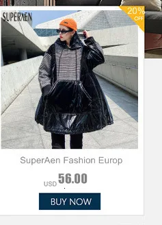 SuperAen, осень, новое пальто для женщин, Европейский однотонный цвет, большие размеры, Свободная Женская ветровка, дикая повседневная женская одежда