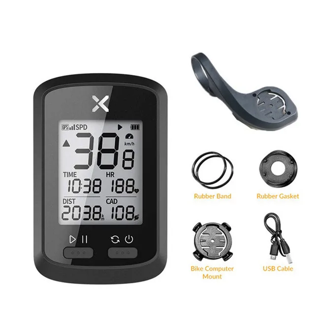 with Mount gift Xoss велосипедный компьютер G+ беспроводной Gps Спидометр Водонепроницаемый дорожный велосипед Mtb велосипедный Bluetooth Ant+ с каденцией велосипедные компьютеры - Цвет: with Mount gift