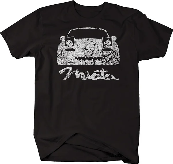 

New Mens T Shirt Miata Angry Eye Lowered Racings Speed JDM Car T-Shirt Fashion Cotton Casual Tee Shirt