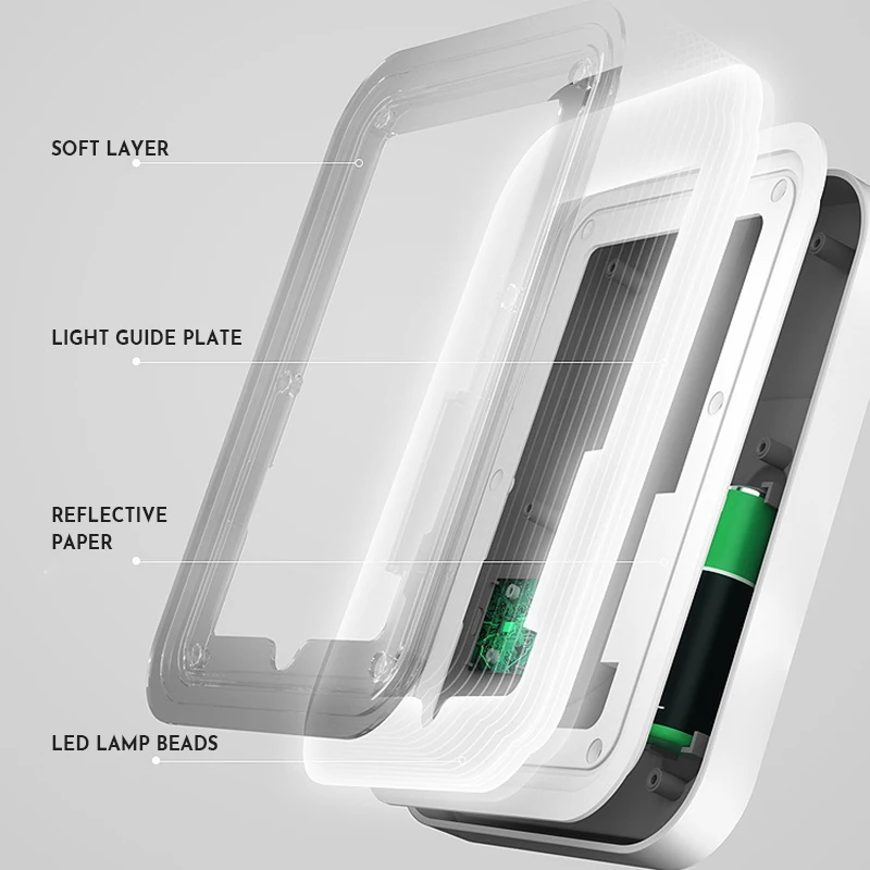 LED Makeup Mirror with led light Vanity Dormitory Rechargeable Folding Portable Beauty Desktop VIPdrop shipping | Красота и здоровье