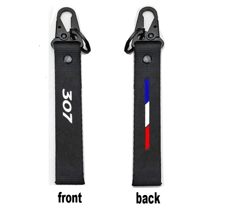 

Nylon Car key ring sticker for Peugeot 206 208 307 308 407 508 2008 3008 Car Accessories