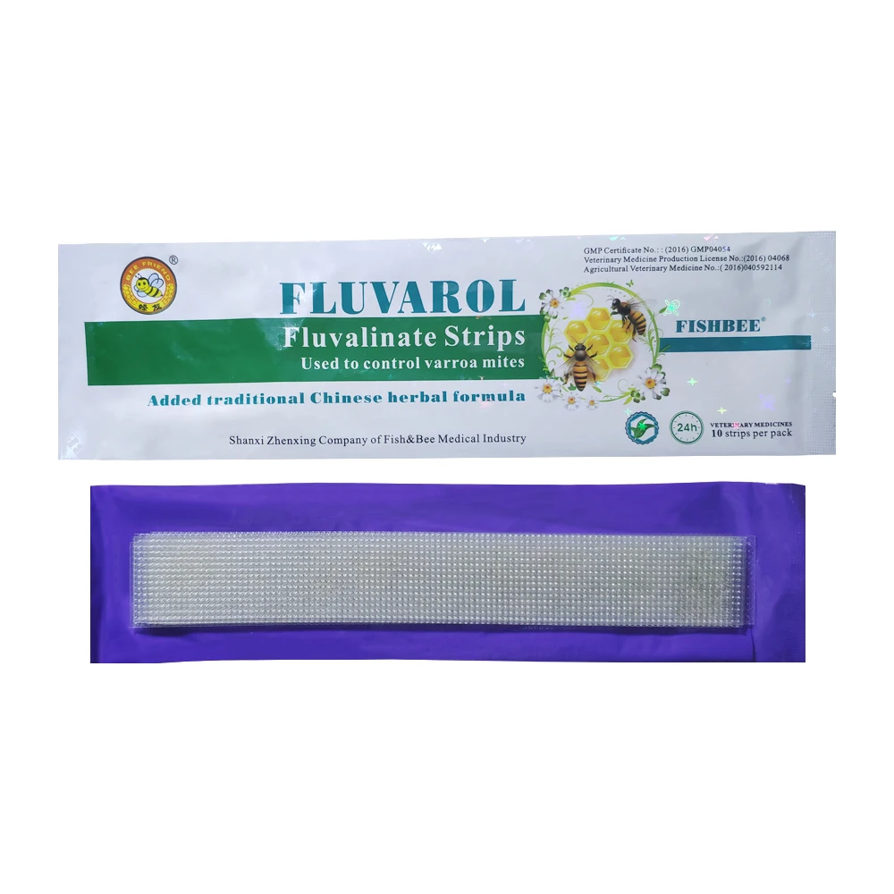 FLUVAROL fluvalinate varroa убийца клещей 2 полоски образец китайского травяного экстракта