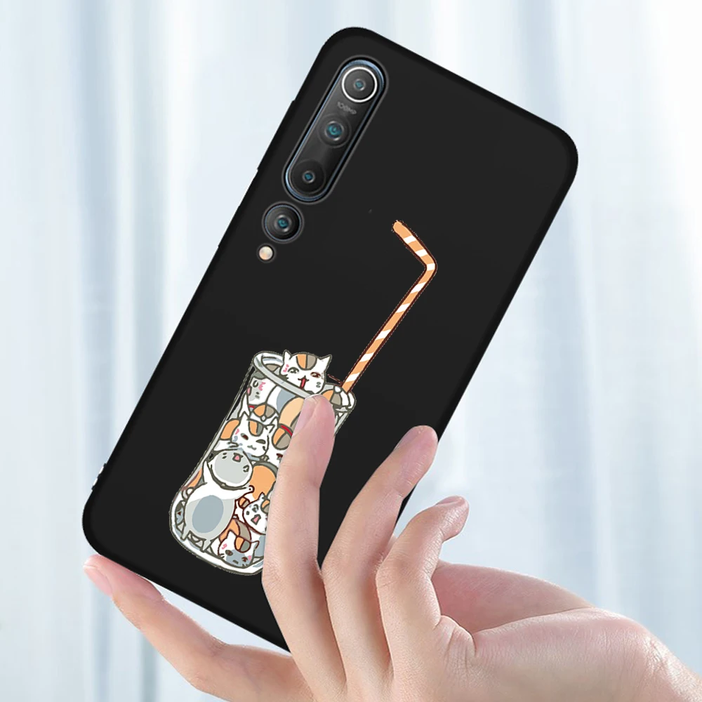 

Lovely Cat Case For Xiaomi Redmi Note 10 9 8 7 9T 8T Pro MAX 9A K40 MI Note 11 10 9 T Pro SE F3 X3 Soft Silicone TPU Phone Funda