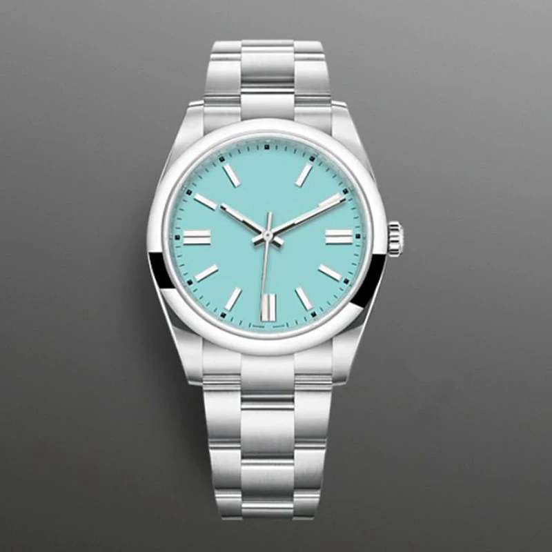 

2020 Brand New Mens Watch 41mm Luxury Man Watches Eta2813 Oyster Automatic Mechanical Sapphire Black Yellow Stainless Steel