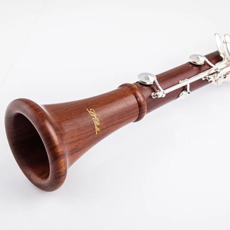 JM Professional Clarinet Red Wood Bb Кларнет из палисандра Серебряные клавиши из массива дерева Сиб Кларнет (art.: 3920ce55dda0c) - 3920ce55dda0c